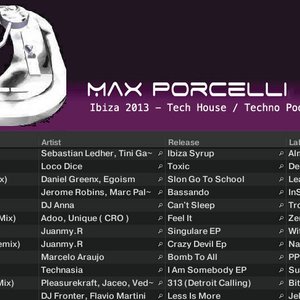 Max Porcelli Tech House Techno Podcast Ibiza 2013