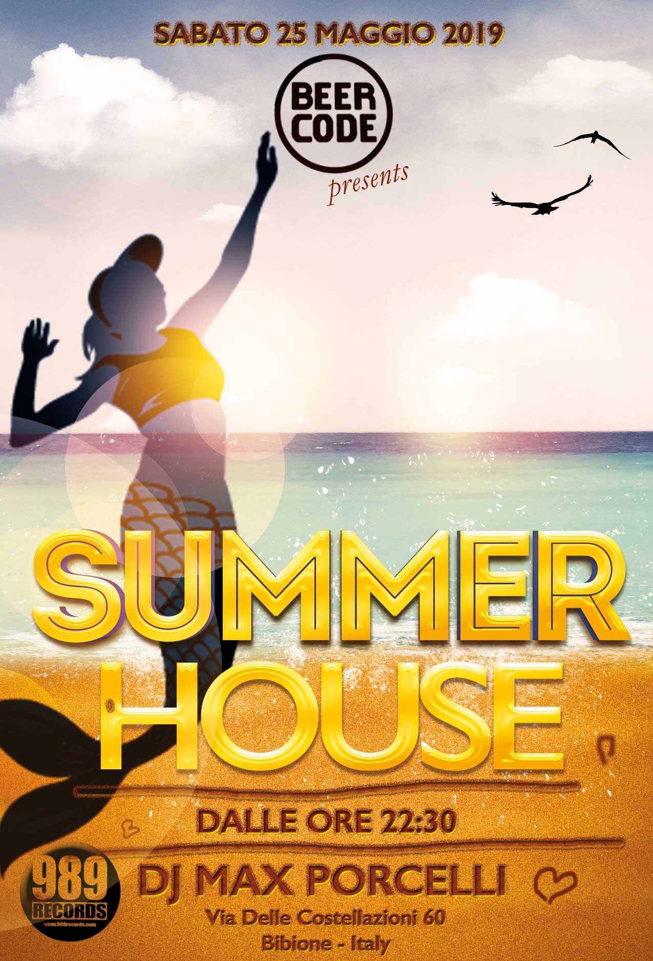 Summer House al Beer Code Bibione max porcelli