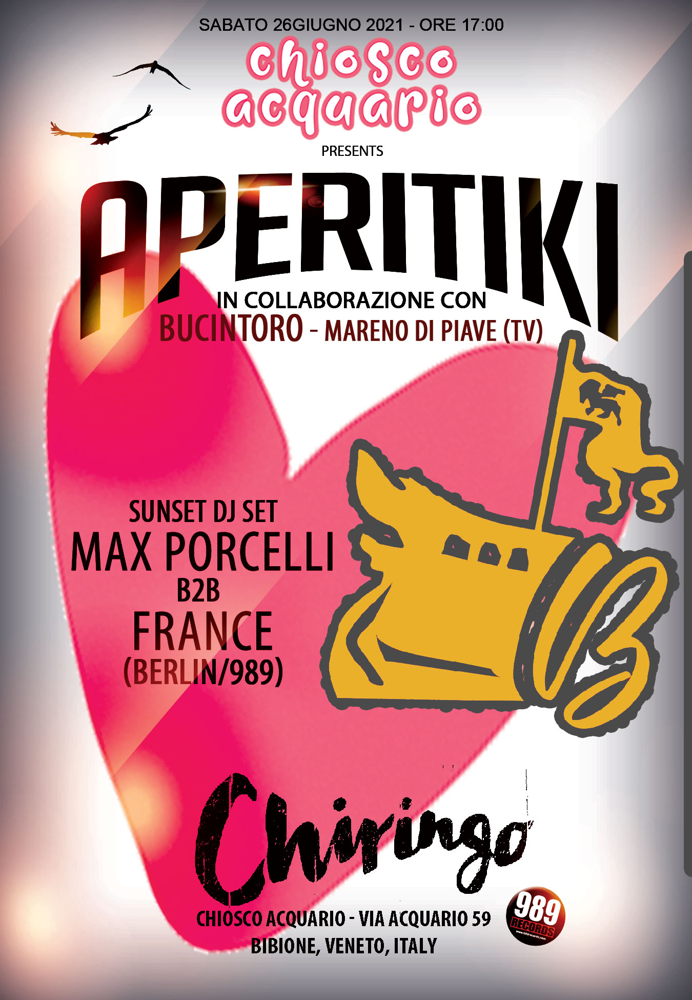 Aperitiki - Bucintoro Calling Chiosco Acquario