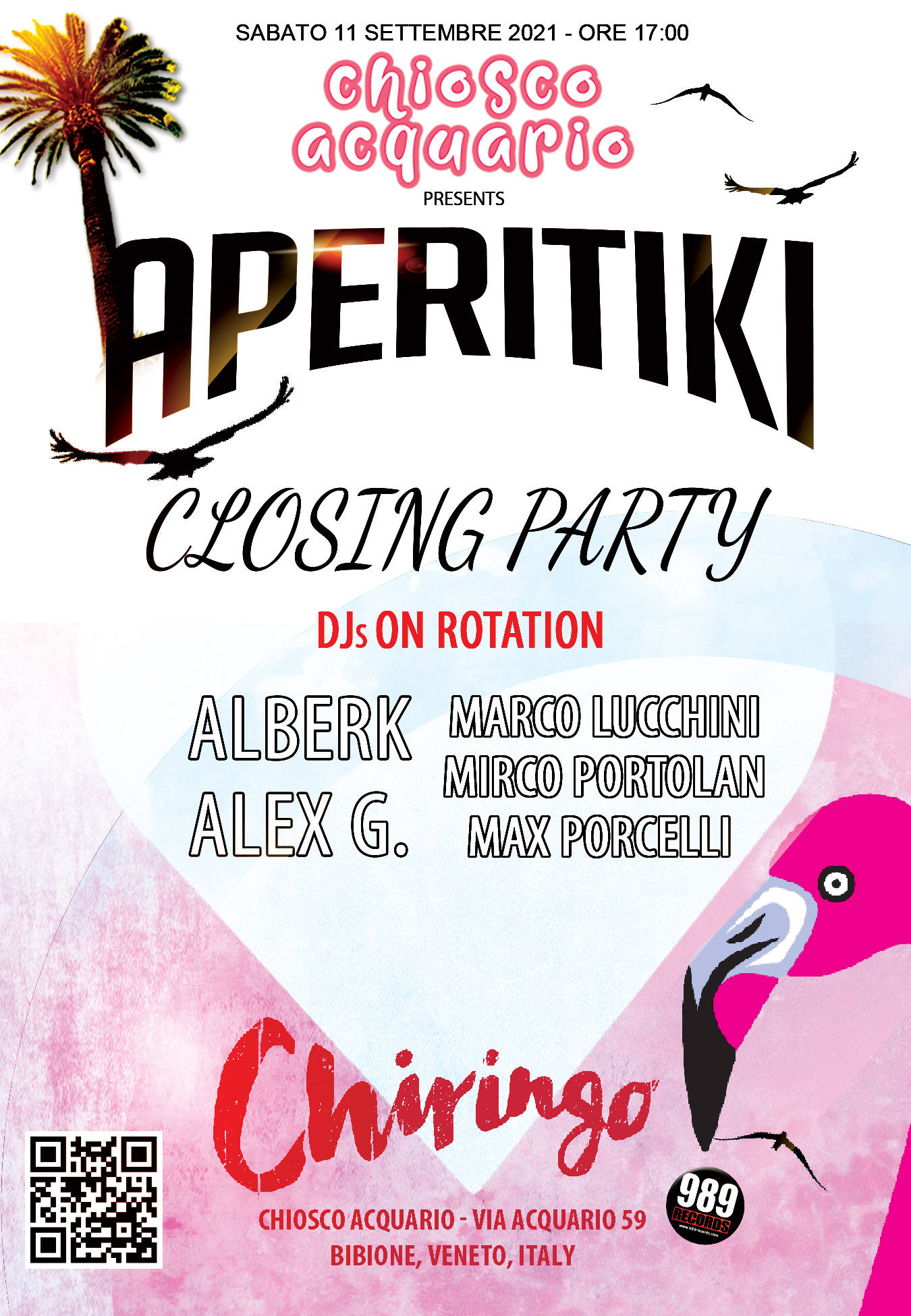Chiosco Acquario Closing Party 2021